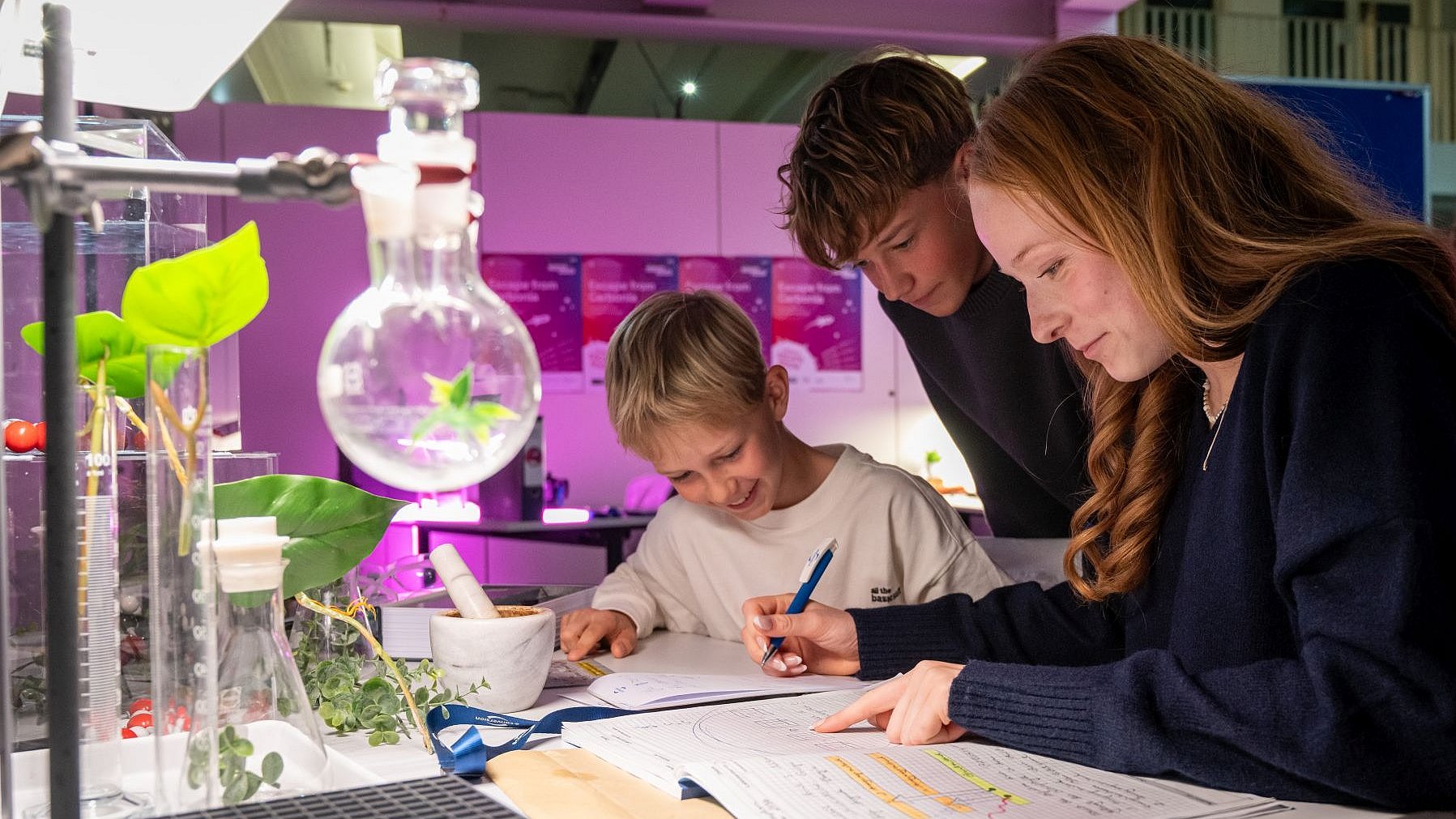 Aufbau des Escape-Room-Spiels „Escape from Carbonia“.