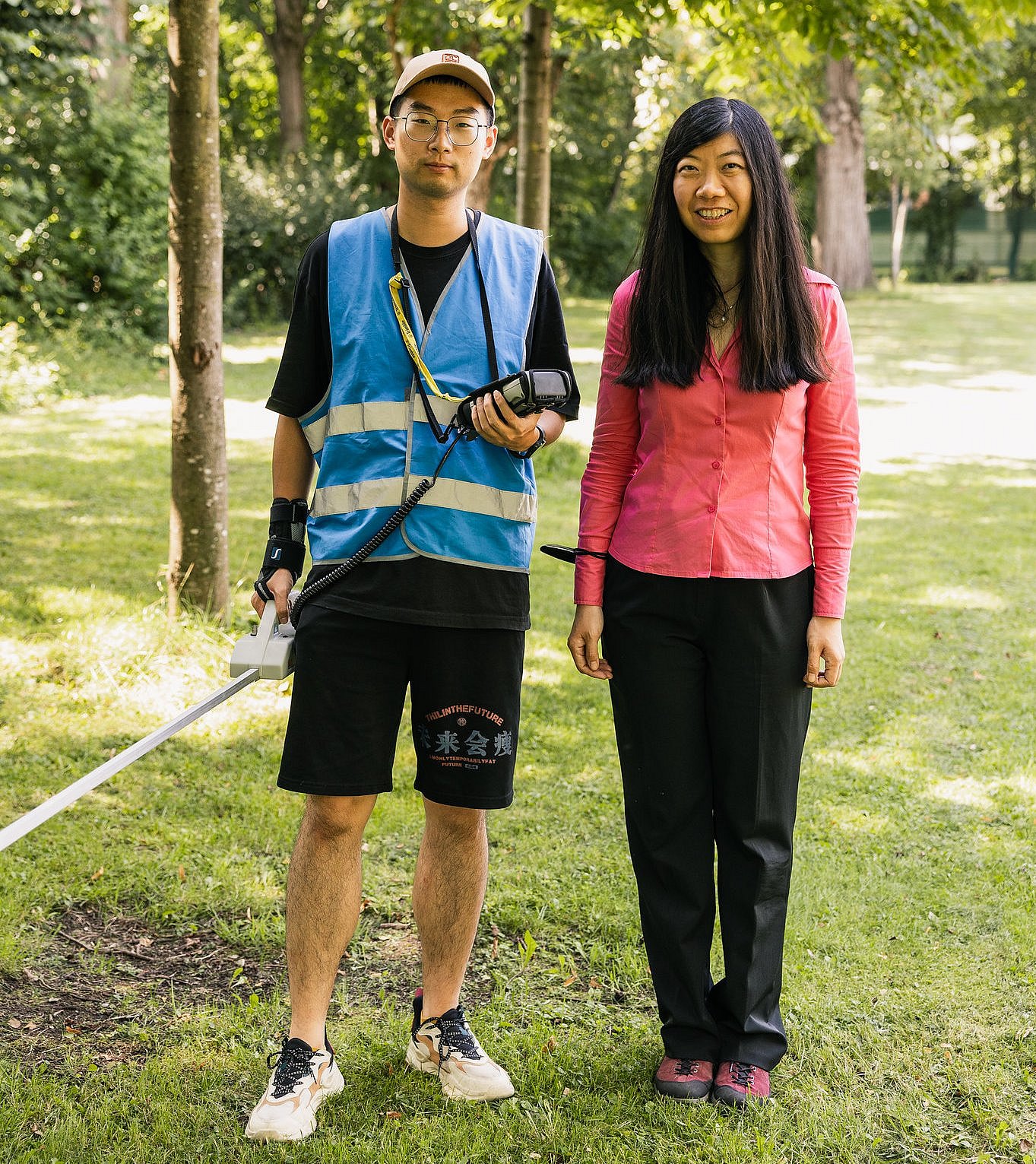 Prof. Jia Chen with her doctoral student and co-author of the study, Junwei Li.