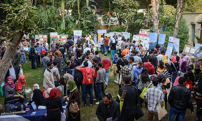 1500 Besucher informierten sich am "Tag der Wissenschaft" in Kairo, auch über die TUM