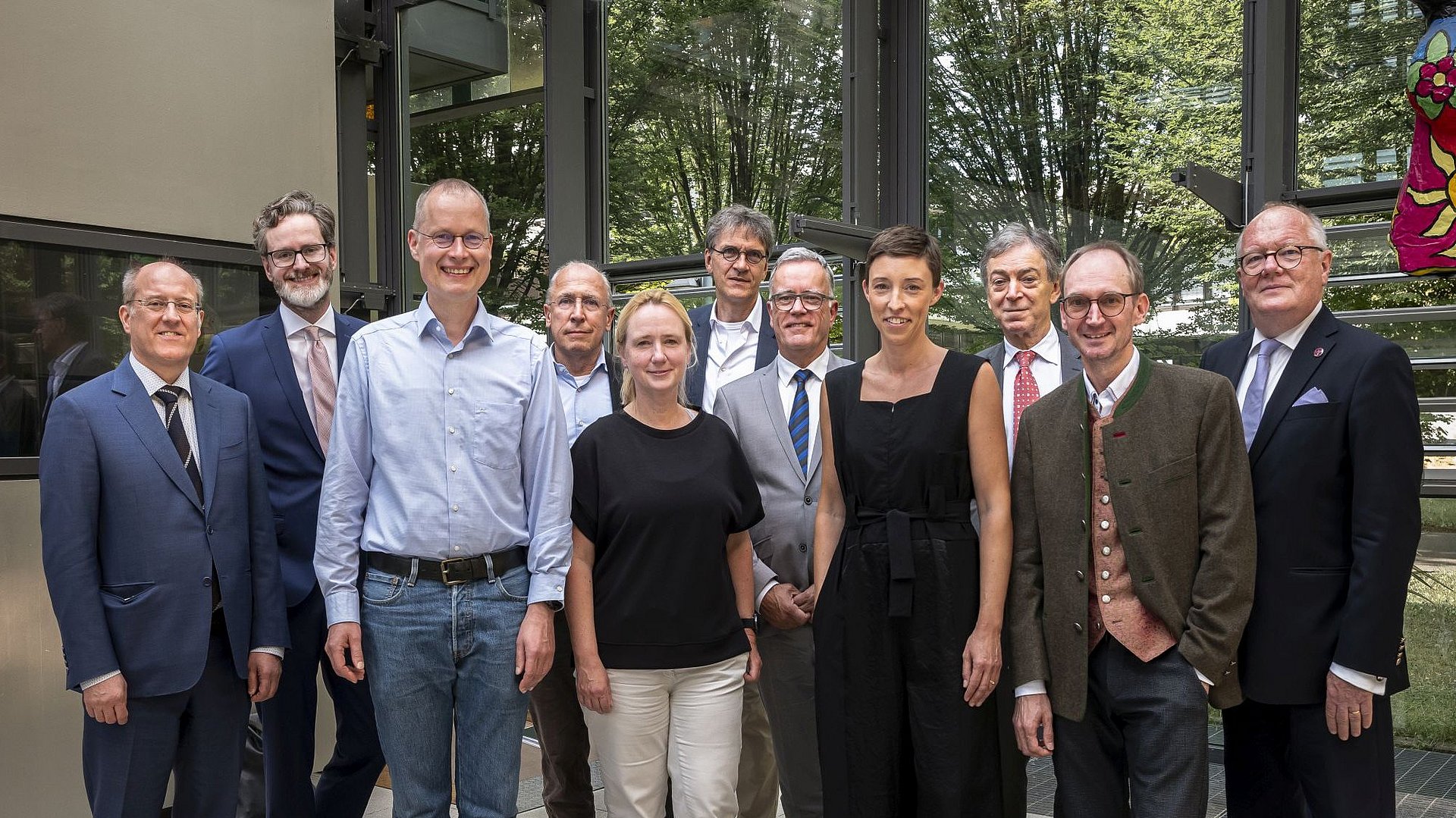 Group photo of the EKFZ professors and the advisory board
