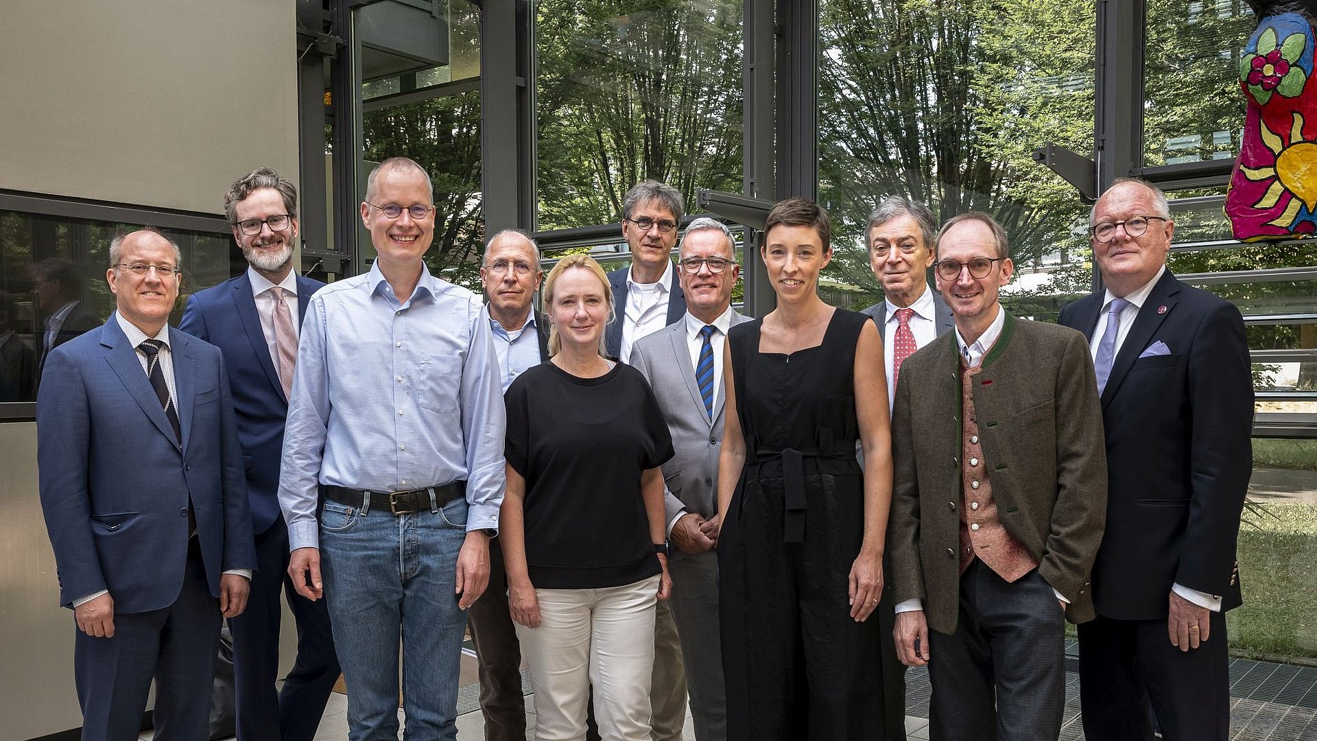 Gruppenbild der EKFZ-Professorinnen und Professoren und des Beirats