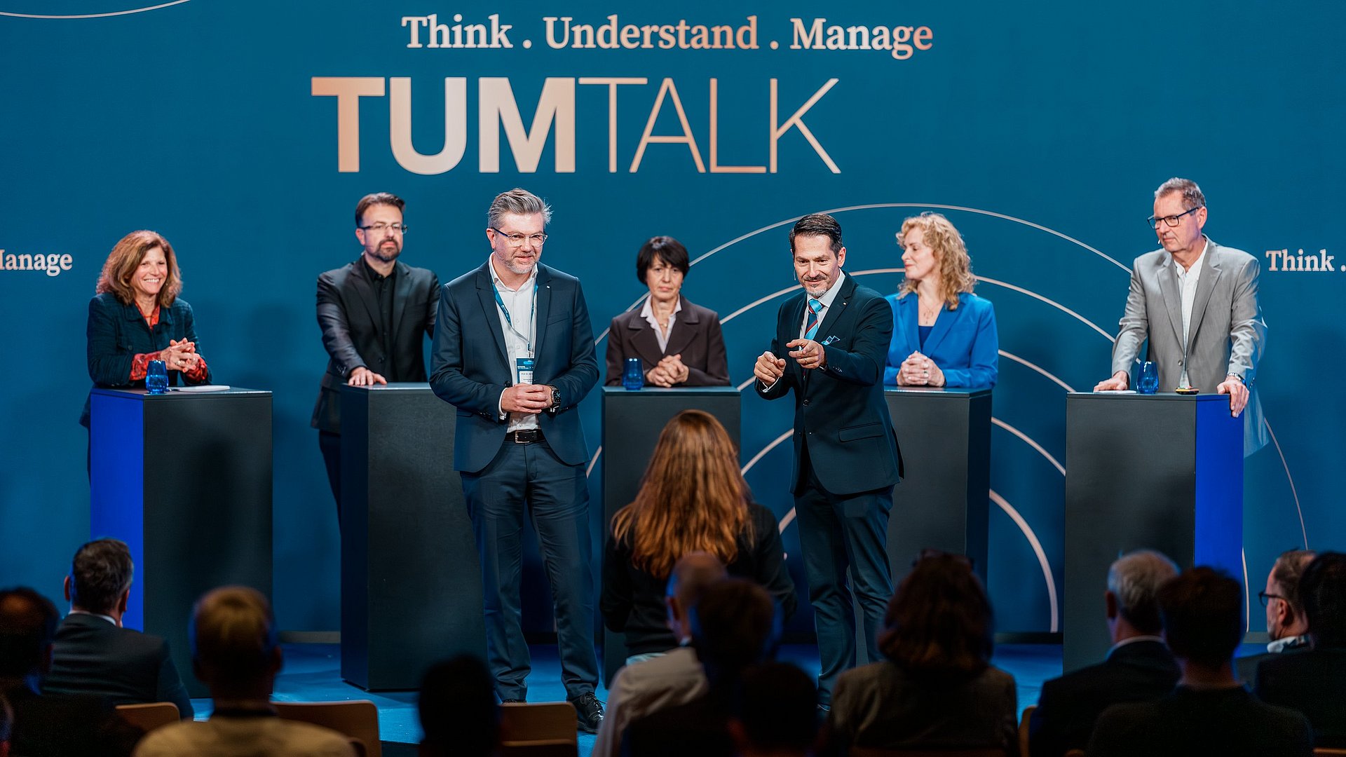Diskussion beim TUM Talk