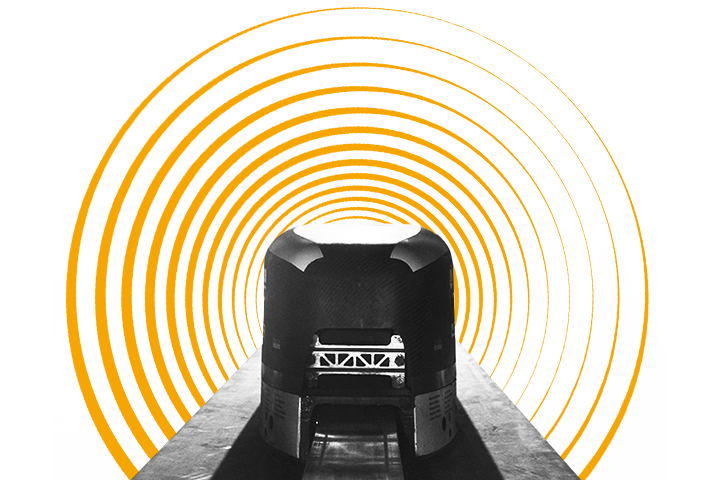 WARR Hyperlopp Kapsel in der Transportröhre