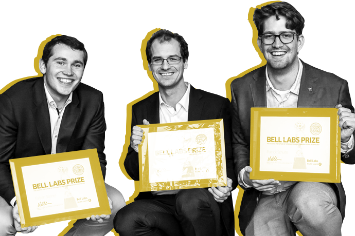 Preisträger des Bell Labs Prize 2015 als grafische Darstellung