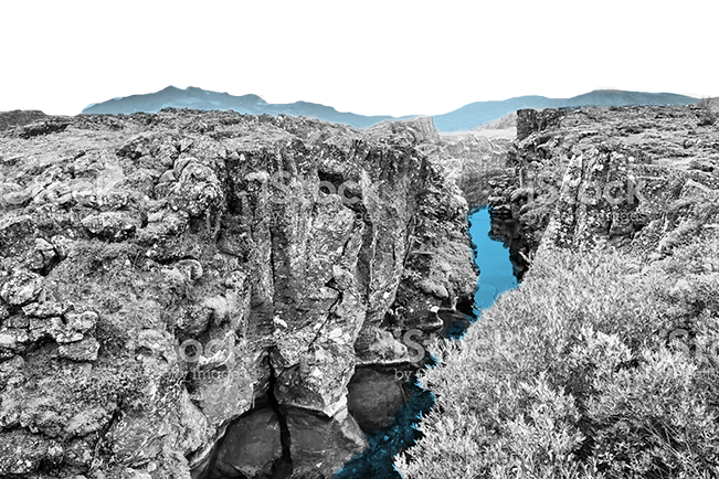 Mittelatlantischer Rücken: Kontinentalspalte im isländischen Nationalpark Thingvellir