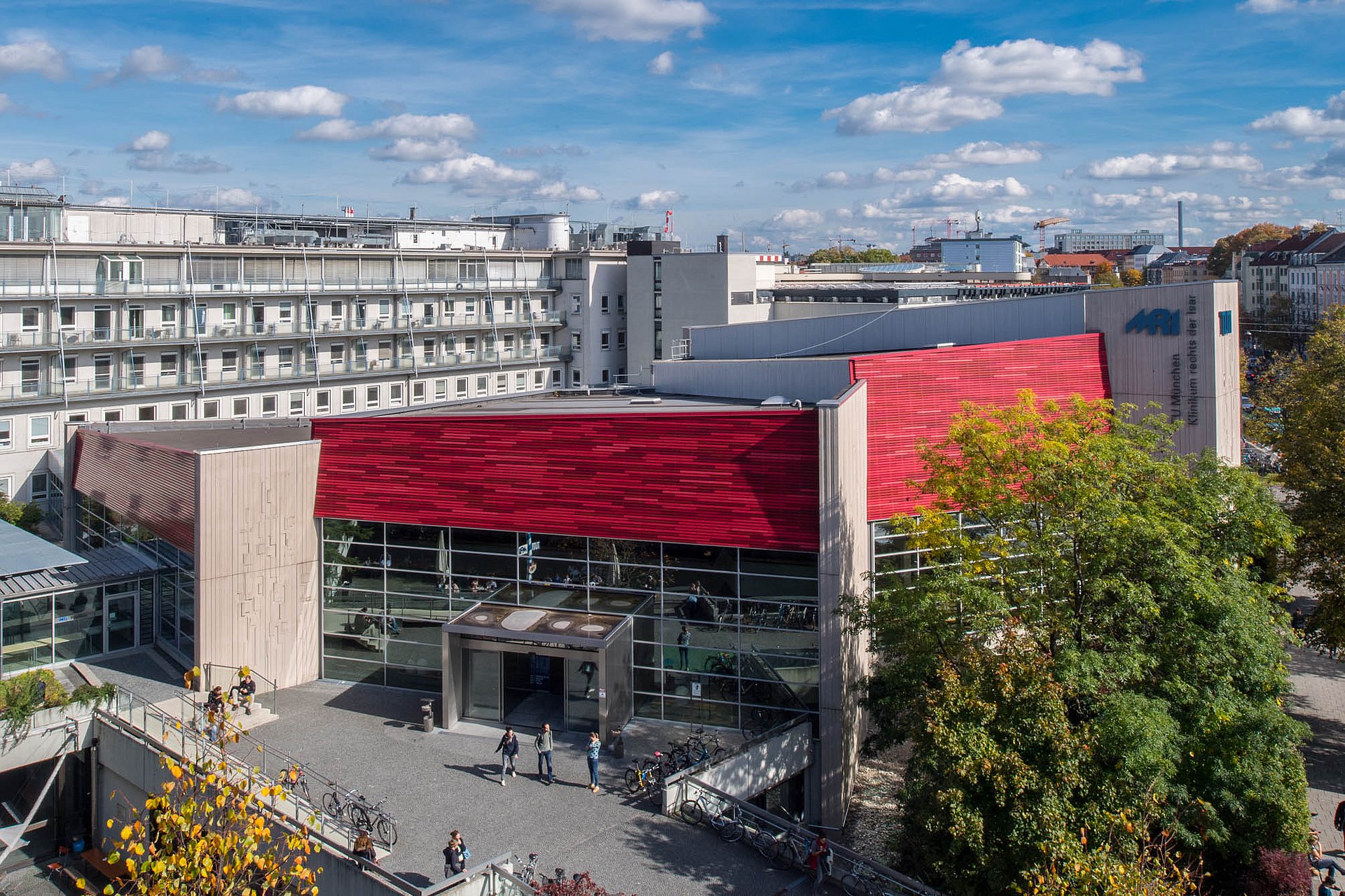 Klinikum rechts der Isar seen from above