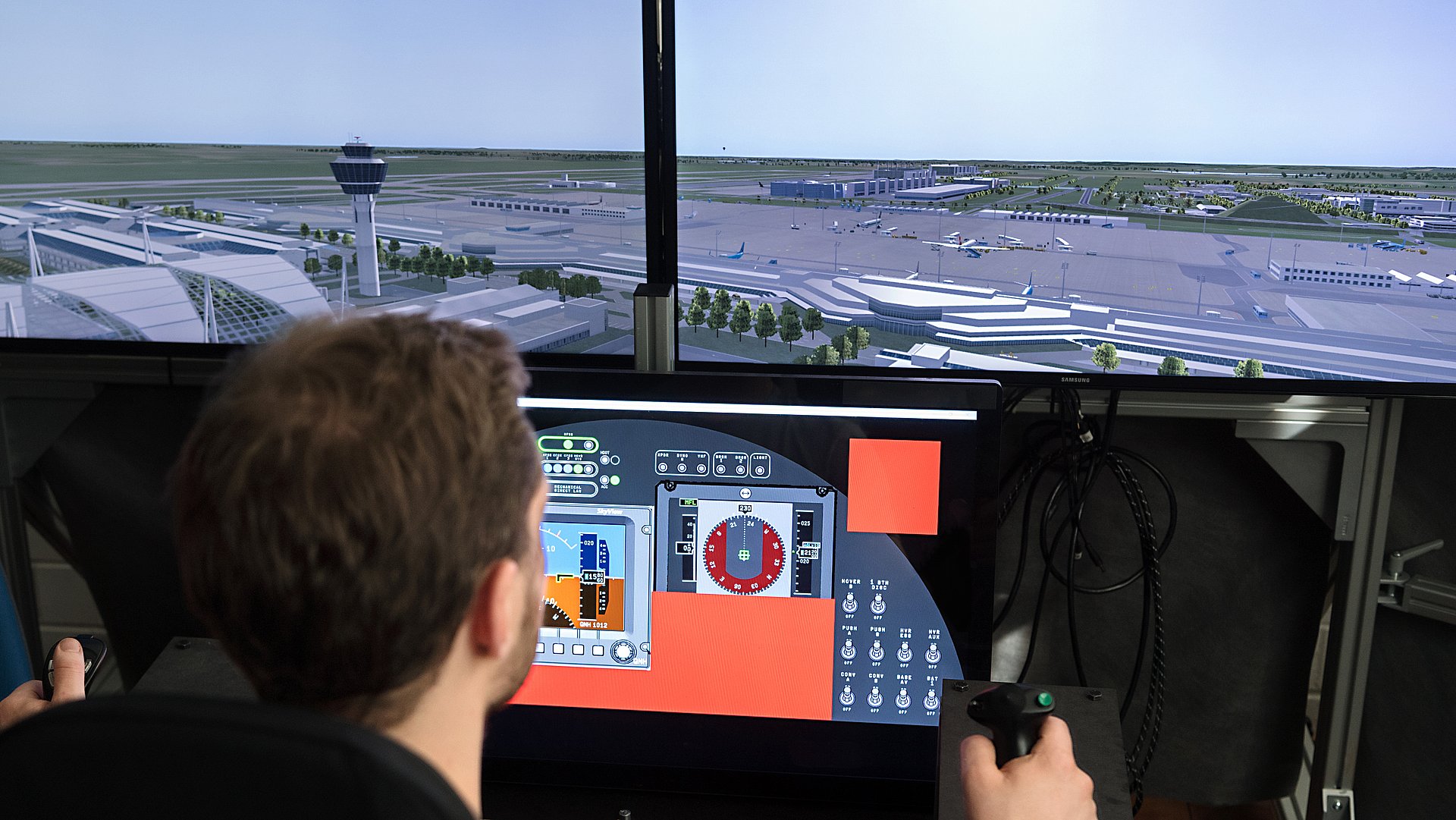 Flugsimulator für ein Flugtaxi