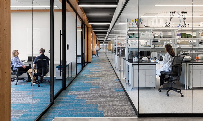 Labor und Büro in den BioLabs