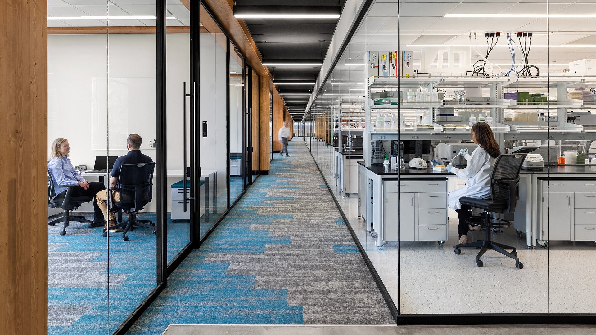 Labor und Büro in den BioLabs