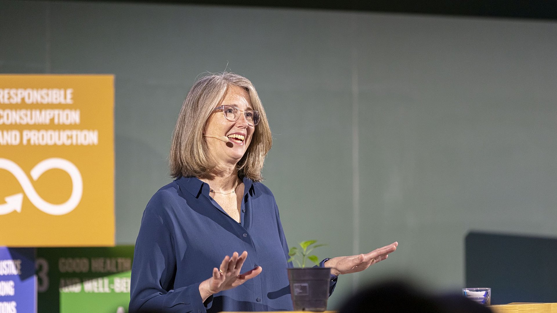 Sarah Billington, UPS Foundation Professor and Senior Fellow at Woods Institute for the Environment at Stanford University, on TUM Sustainability Day 2024