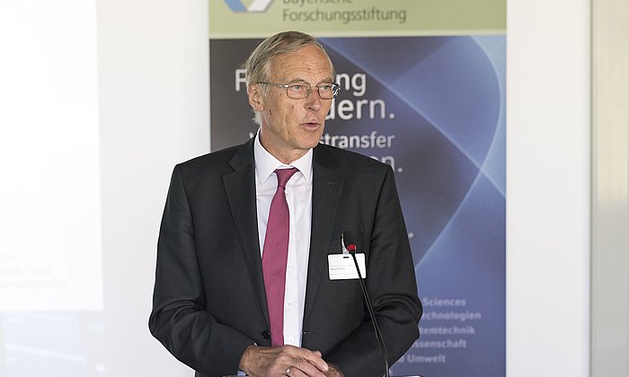 Prof. Arndt Bode, Präsident der Bayerischen Forschungsstiftung.