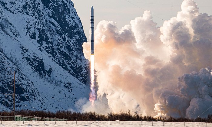 Launch of the Isar Aerospace rocket at the Norwegian spaceport Andøya. 