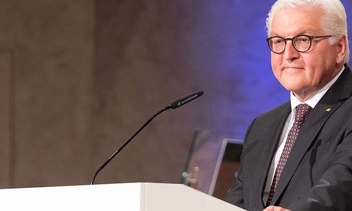 Bundespräsident Frank-Walter Steinmeier betonte beim Jubiläumsfestakt die gesellschaftliche Verantwortung der Wissenschaft. (Bild: A. Heddergott / TUM)