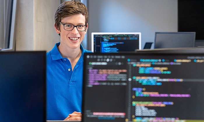 Gründer Florian Scherl im TUM Incubator