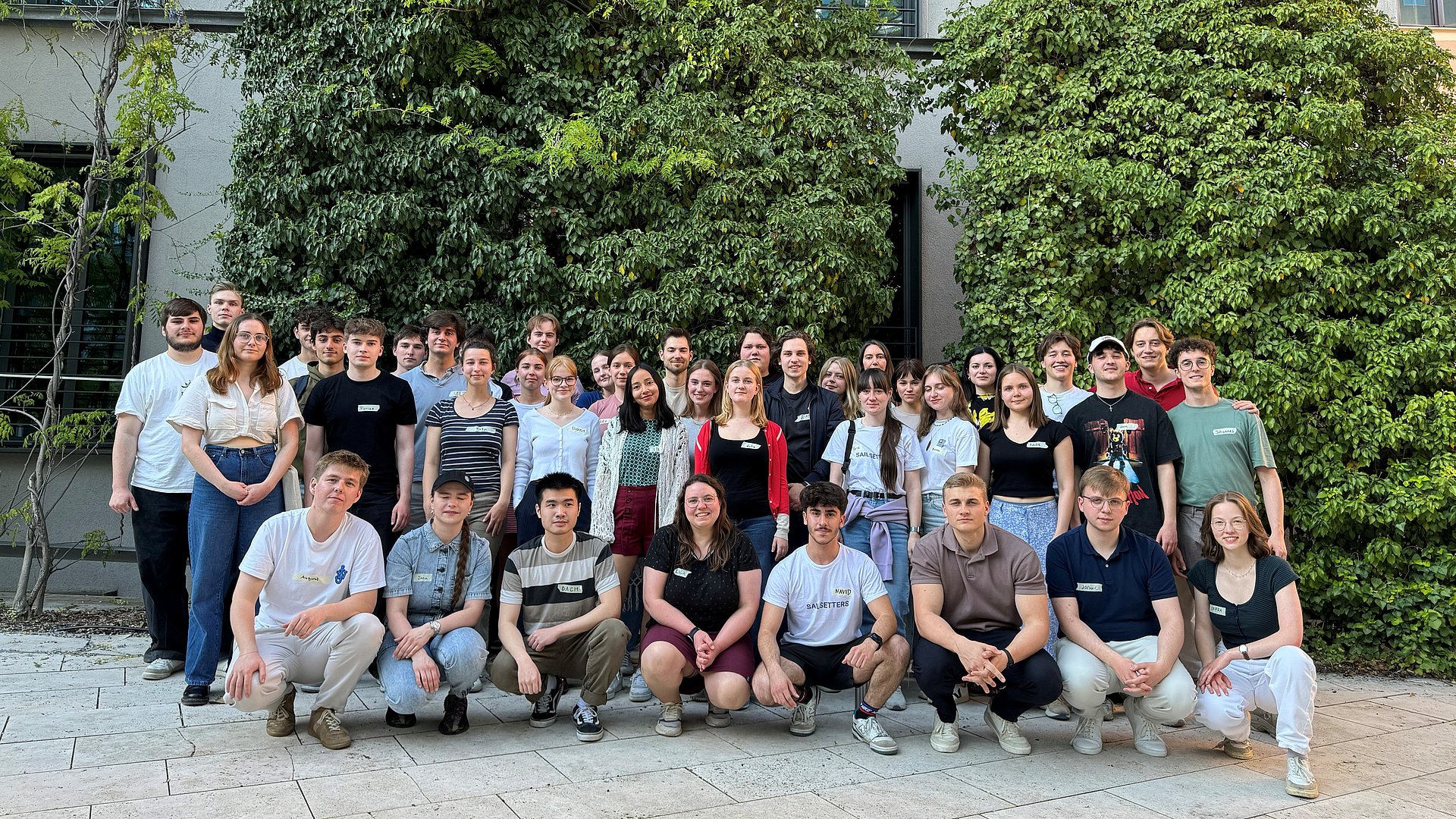 Gruppenfoto des Student Clubs Sailsetters