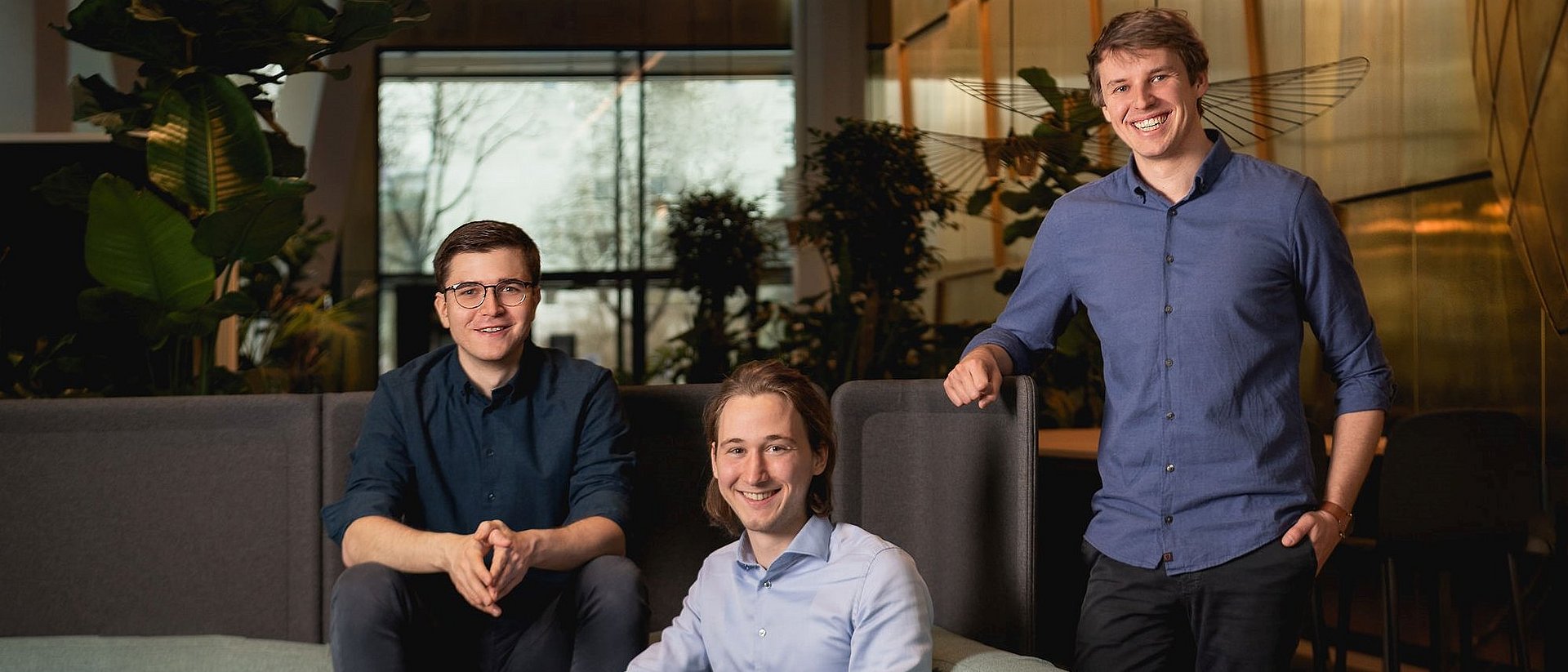 Gründungsmitglieder: Julian Speckmaier, Lukas Stappen und Mykyta Denysov