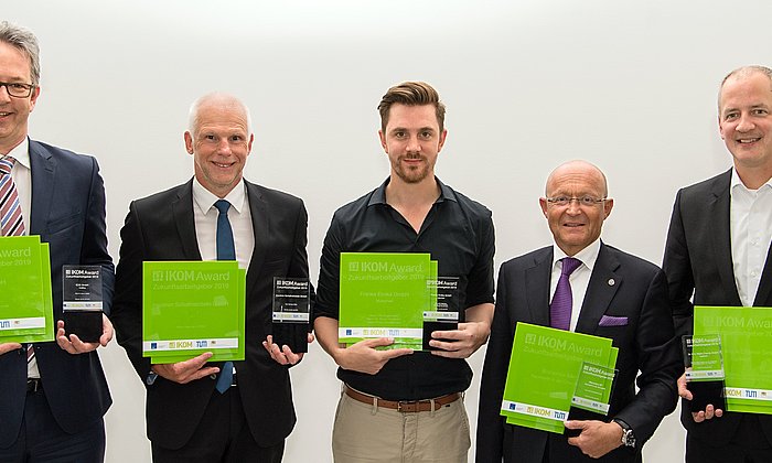 Preisträger des "IKOM Award Zukunftsarbeitnehmer". 
