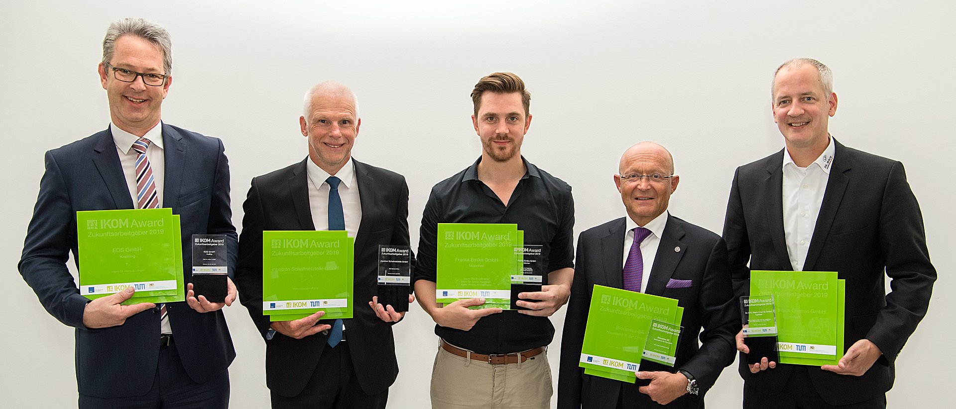 Preisträger des "IKOM Award Zukunftsarbeitnehmer". 