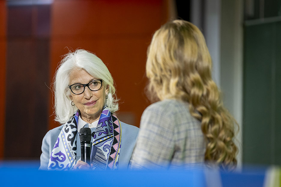 Entrepreneur Elisabeth Hörmann in conversation with presenter Caro Matzko