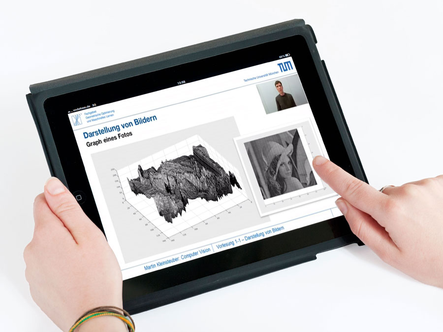 Der erste MOOC an der TUM: Einführung in Computer Vision. (Montage: Christine Sturz).