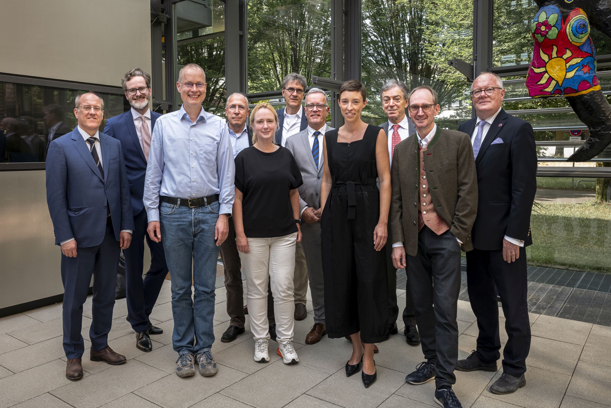 Group photo of the EKFZ professors and the advisory board