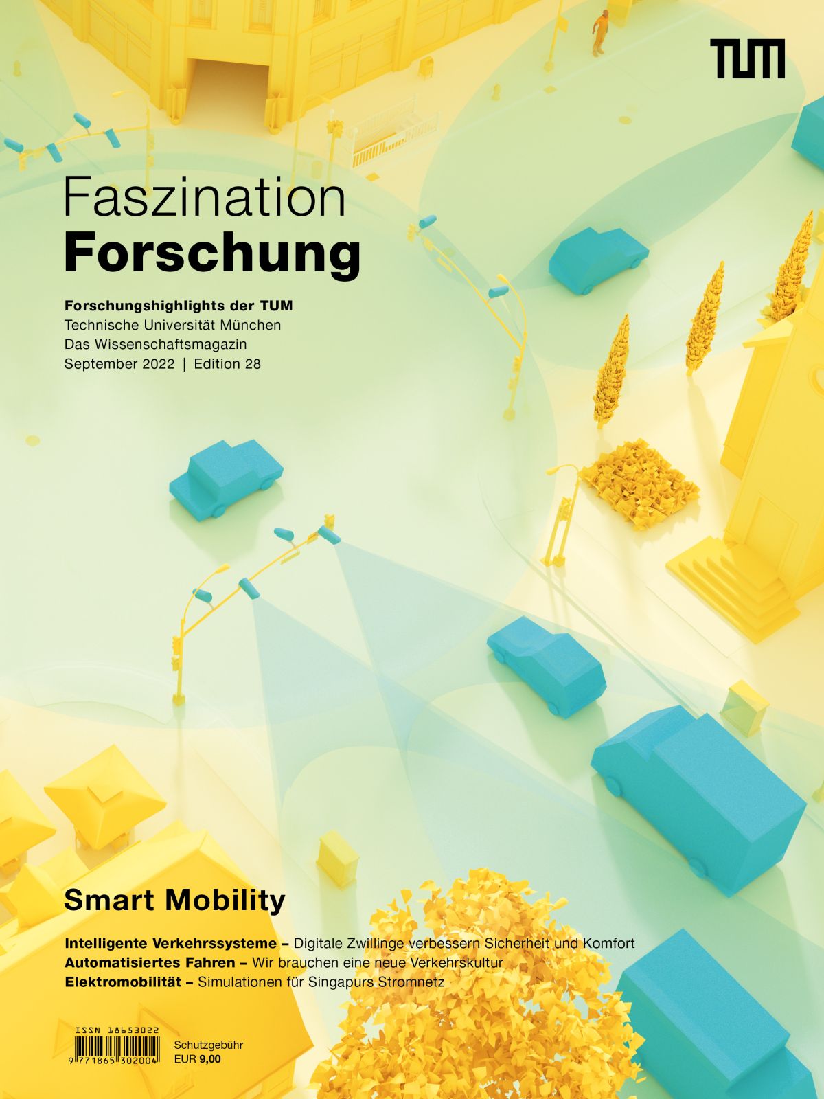 Titelseite des Magazins „Faszination Forschung“ Ausgabe 28